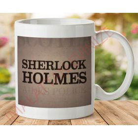 Art Hediye 1-398 Sherlock Holmes İki Tarafı Baskılı Kupa Bardak