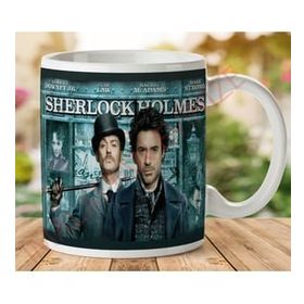 Art Hediye 1-410 Sherlock Holmes Film İki Tarafı Baskılı Kupa Bardak