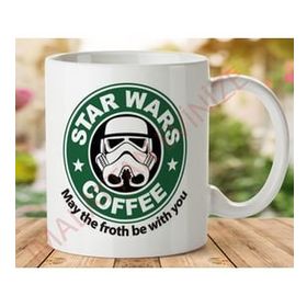 Art Hediye 1-428 Star Wars Coffee İki Tarafı Baskılı Kupa Bardak