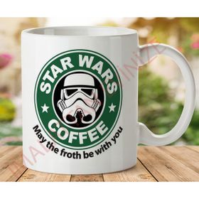 Art Hediye 1-428 Star Wars Coffee İki Tarafı Baskılı Kupa Bardak