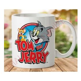 Art Hediye 1-455 Tom ve Jerry İki Tarafı Baskılı Kupa Bardak