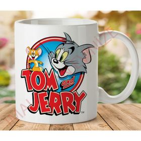 Art Hediye 1-455 Tom ve Jerry İki Tarafı Baskılı Kupa Bardak