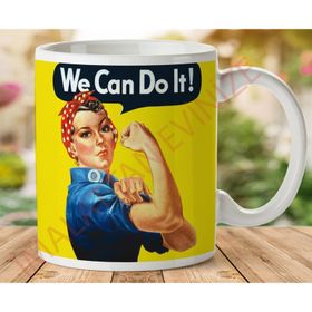 Art Hediye 1-498 We Can Do It İki Tarafı Baskılı Kupa Bardak