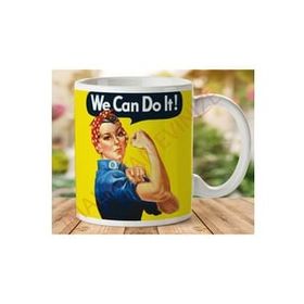 Art Hediye 1-498 We Can Do It İki Tarafı Baskılı Kupa Bardak