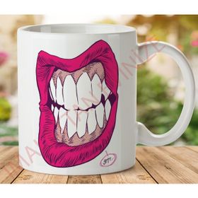 Art Hediye 1-574 Diş İki Tarafı Baskılı Kupa Bardak