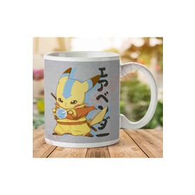 Art Hediye 1-703 Bendermon Pikachu Last Airbender Pokemon İki Tarafı Baskılı Kupa Bardak
