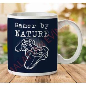 Art Hediye 1-710 Gamer By Nature İki Tarafı Baskılı Kupa Bardak