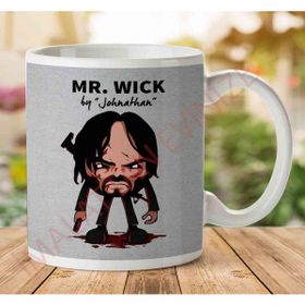 Art Hediye 1-715 John Wick Mr Wick İki Tarafı Baskılı Kupa Bardak
