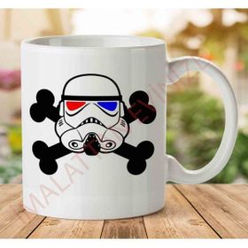 Art Hediye 1-727 3D X Trooper Star Wars İki Tarafı Baskılı Kupa Bardak
