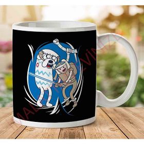 Art Hediye 1-744 Adventure Time Star Wars Hothventure İki Tarafı Baskılı Kupa Bardak
