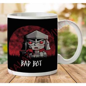Art Hediye 1-793 Bad Bot Transformers Megatronjpeg İki Tarafı Baskılı Kupa Bardak