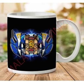 Art Hediye 1-810 Blue Ranger Power Rangers İki Tarafı Baskılı Kupa Bardak