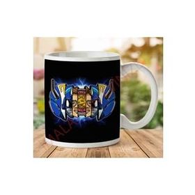 Art Hediye 1-810 Blue Ranger Power Rangers İki Tarafı Baskılı Kupa Bardak