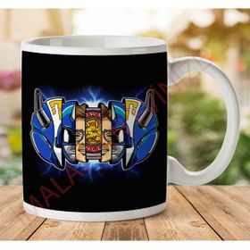 Art Hediye 1-810 Blue Ranger Power Rangers İki Tarafı Baskılı Kupa Bardak
