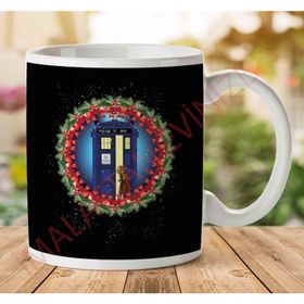 Art Hediye 1-832 Police Box İki Tarafı Baskılı Kupa Bardak