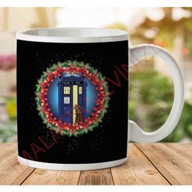 Art Hediye 1-832 Police Box İki Tarafı Baskılı Kupa Bardak