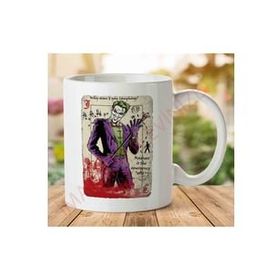 Art Hediye 1-841 Dark Knight Joker Master Criminal İki Tarafı Baskılı Kupa Bardak