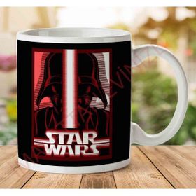 Art Hediye 1-849 Darth Vader Sith Lord Star Wars İki Tarafı Baskılı Kupa Bardak