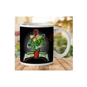Art Hediye 1-854 Deadpool - Mighty Mercin Green Power Rangerjpeg İki Tarafı Baskılı Kupa Bardak