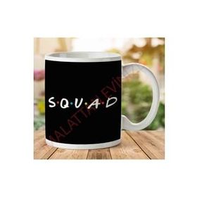 Art Hediye 1-886 Friends Squad İki Tarafı Baskılı Kupa Bardak