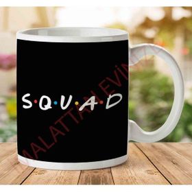 Art Hediye 1-886 Friends Squad İki Tarafı Baskılı Kupa Bardak
