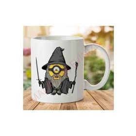 Art Hediye 1-891 Gandalf Minion Lord of the Rings İki Tarafı Baskılı Kupa Bardak