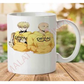 Art Hediye 1-922 Anime - One Punch Man İki Tarafı Baskılı Kupa Bardak