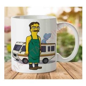 Art Hediye 1-936 Breaking Bad Simpsons İki Tarafı Baskılı Kupa Bardak