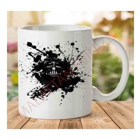 Art Hediye 1-962 Darth Vader Mürekkep İki Tarafı Baskılı Kupa Bardak