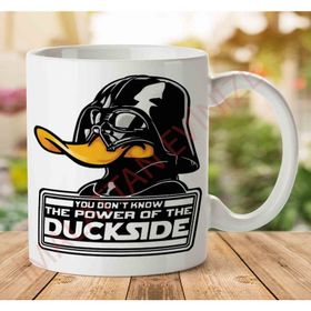 Art Hediye 1-967 Duckside Star Wars İki Tarafı Baskılı Kupa Bardak