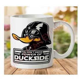 Art Hediye 1-967 Duckside Star Wars İki Tarafı Baskılı Kupa Bardak