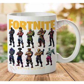 Art Hediye 1-988 Fortnite Battle Royale Skins İki Tarafı Baskılı Kupa Bardak