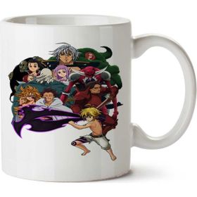 Art Hediye 10 Mandamentos Vs Meliodas İki Tarafı Baskılı Kupa Bardak