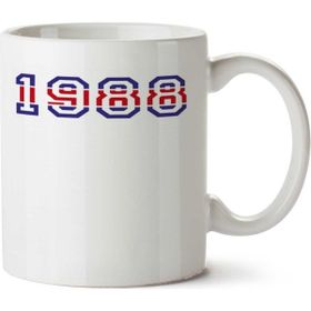 Art Hediye 1988 Yazılı İki Tarafı Baskılı Kupa Bardak