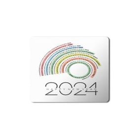 Art Hediye 2024 Happy New Year Takvim 23x19 cm Mouse Pad