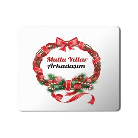 Art Hediye 2024 Mutlu Yıllar Arkadaşım 23x19 cm Mouse Pad