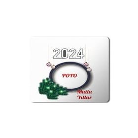 Art Hediye 2024 Mutlu Yıllar Fotolu 23x19 cm Mouse Pad