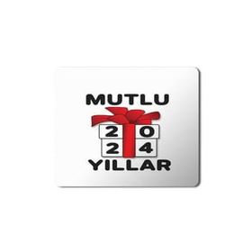 Art Hediye 2024 Mutlu Yıllar Kurdale 23x19 cm Mouse Pad
