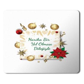 Art Hediye 2024 Yeni Yıl Harika Bir Yıl Olması Dileğiyle 23x19 cm Mouse Pad