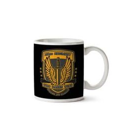 Art Hediye 22ND Regiment Insignia Cod 4 Modern Warfare Iki Tarafı Baskılı Kupa Bardak