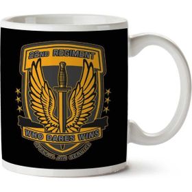 Art Hediye 22ND Regiment Insignia Cod 4 Modern Warfare Iki Tarafı Baskılı Kupa Bardak