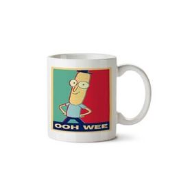 Art Hediye 24 Ram Ooh Wee Iki Tarafı Baskılı Kupa Bardak
