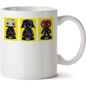 Art Hediye 3 Tema Star Wars İki Tarafı Baskılı Kupa Bardak