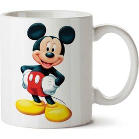 Art Hediye 3d-Mickey-Mouse-Png İki Tarafı Baskılı Kupa Bardak