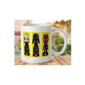 Art Hediye 3lü tema Star Wars İki Tarafı Baskılı Kupa Bardak