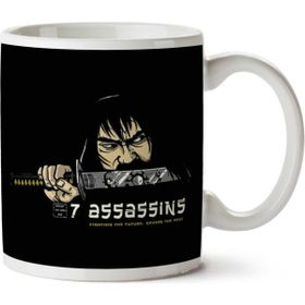 Art Hediye 7 Assassins Samurai Jack Iki Tarafı Baskılı Kupa Bardak
