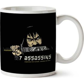 Art Hediye 7 Assassins Samurai Jack Iki Tarafı Baskılı Kupa Bardak