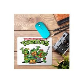Art Hediye 90'lı Yıllar Ninja Kaplumbağalar Baskılı 23x19 cm Mouse Pad