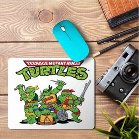 Art Hediye 90'lı Yıllar Ninja Kaplumbağalar Baskılı 23x19 cm Mouse Pad
