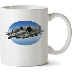 Art Hediye A 10 Thunderbolt Abd Saldırı Uçağı Iki Tarafı Baskılı Kupa Bardak